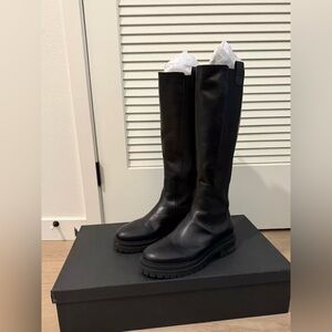 Wind Black Venice 4.5cm Calf Boots